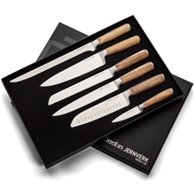 1 set - Orrefors Jernverk Knivset Acacia 6-pack