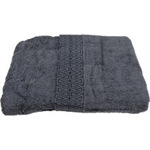 Bambumix Handduk 76 x 152 cm Grå