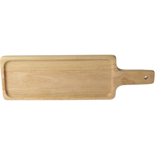 Serveringsbräda i Gummiträ med handtag