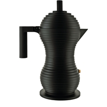 6 Kopp/Koppar - Pulcina Espressobryggare Svart