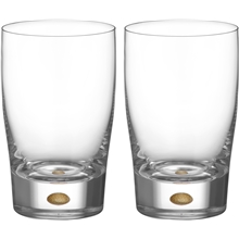 1 st/paket -  - Intermezzo Tumbler guld 25cl 2-pack