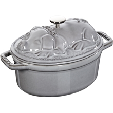 17 cm - Grå - Staub Gris gryta 1 L