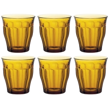 Duralex Dricksglas Picardie Amber 6-pack