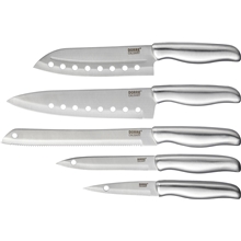 1 set - Calgary Knivset i stål 5 knivar