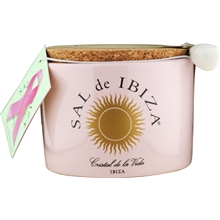 140 gram - Fleur De Sel La Vie En Rose i Keramikbehållare