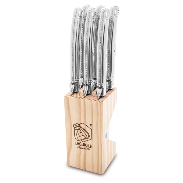 Grillknivar Laguiole Stainless Steel 6-pack (Bild 1 av 5)