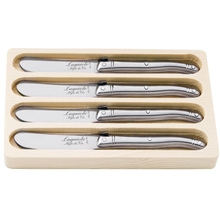 1 set - Smörkniv Laguiole Steel 4-pack