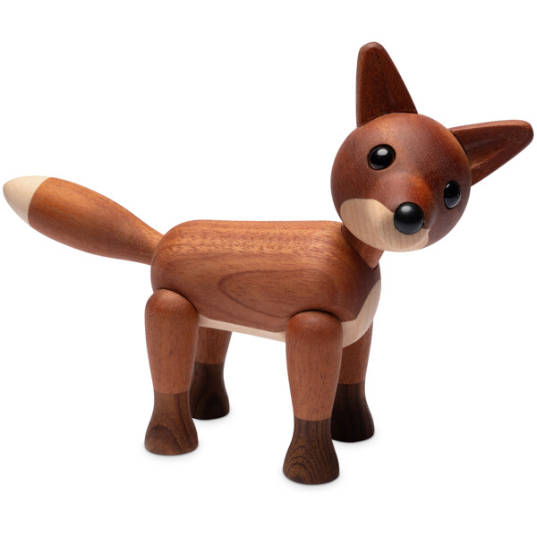 Foxy Räv Trädekoration Mahogny (Bild 2 av 5)