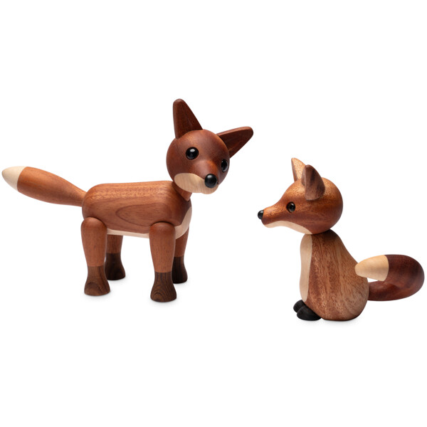 Foxy Räv Trädekoration Mahogny (Bild 3 av 5)
