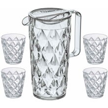 Crystal Karaff 1,6L + 4 Glas