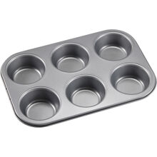 Karabo Muffinsform kolstål 6 kupformer 32 cm