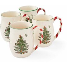 Christmas Tree Mugg 40cl Polkagris