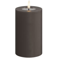 Mokka - LED Blockljus 7,5x12,5 cm