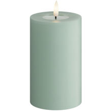 Sage Green - LED Blockljus 7,5x12,5 cm