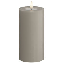 Sand - LED Blockljus 7,5x15 cm