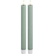 2 st/paket - Sage Green - LED Kronljus 24 cm