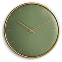 City Hall Väggur Grön 21 cm