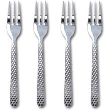 Rhombe Tårtgaffel stål 4 st/paket