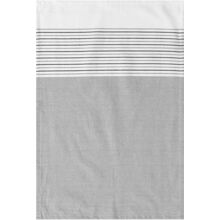 KL Kökshandduk Randig Återvunnen Grå