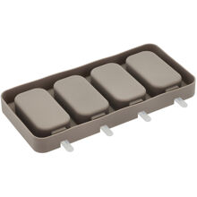Isglassform för 4 st Classic Silikon 1 set Latte