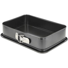 28 cm - Rostfritt stål - Springform rektangulär