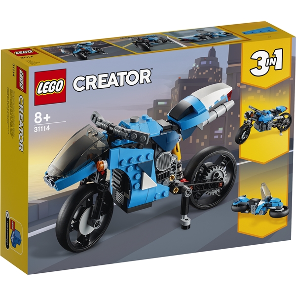 31114 LEGO Creator Supermotorcykel (Bild 1 av 6)