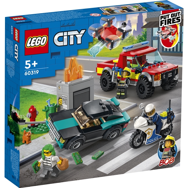 60319 LEGO City Fire Brandräddning & Polisjakt (Bild 1 av 5)
