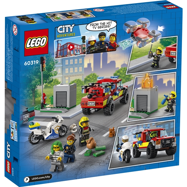 60319 LEGO City Fire Brandräddning & Polisjakt (Bild 2 av 5)