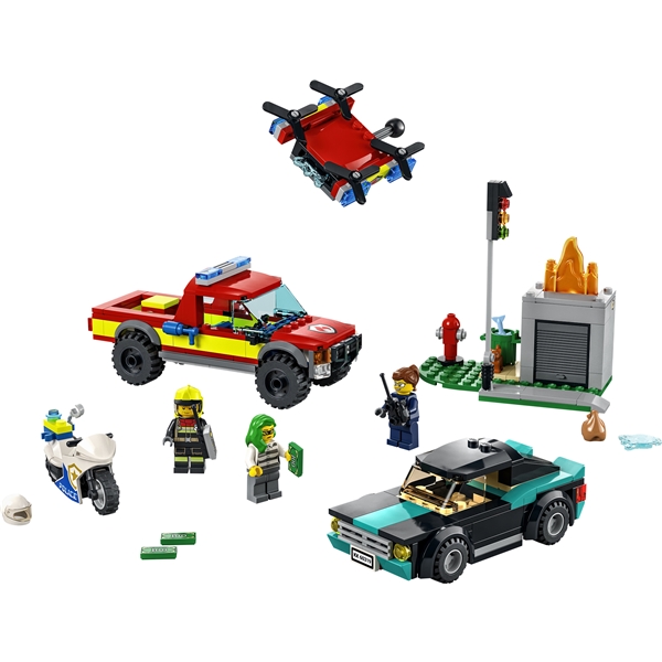 60319 LEGO City Fire Brandräddning & Polisjakt (Bild 3 av 5)