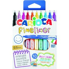 Carioca Fineliner 10-pack