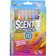 Scentos Brush Tip Pens 10 st