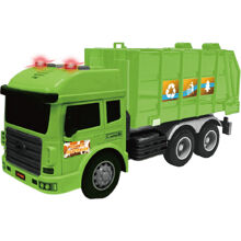 Junior Driver 1:14 Garbage Truck 28 cm ljud & ljus