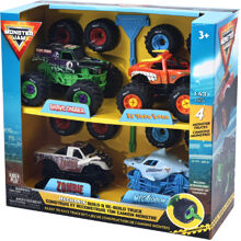 Monster Jam Mechanix 1:43 Build N ReBuild  4-p