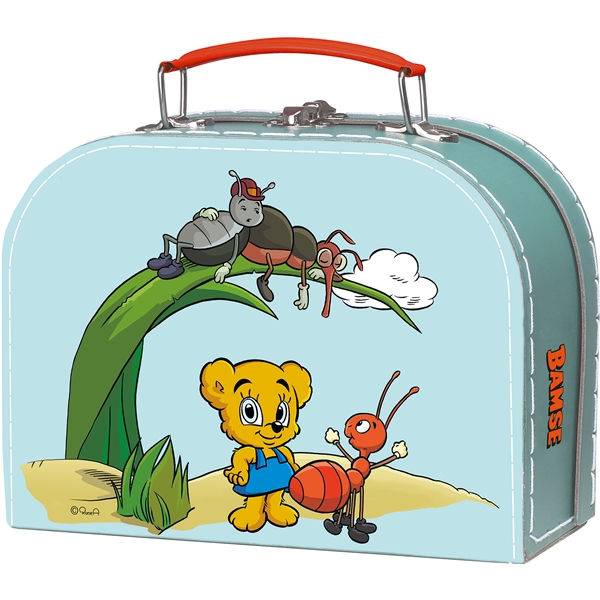 Bamse Pappväska Turkos 25 cm (Bild 2 av 3)