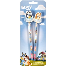 Bluey 2-Pack Pennor med Suddtopp