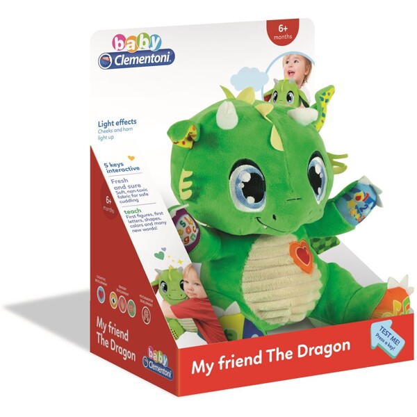 Clementoni Baby Dragon Interactive Plush (Bild 1 av 2)