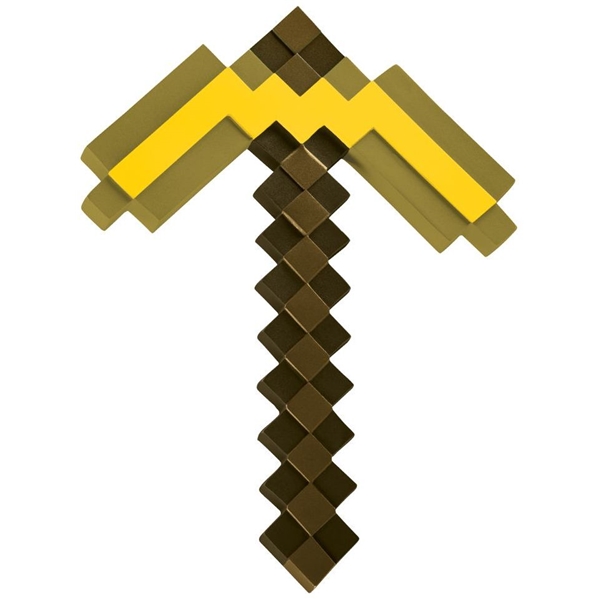 Disguise Minecraft Gold Pickaxe (Bild 1 av 2)