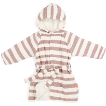 Powder - Done by Deer Bathrobe Stripes 3-4Y