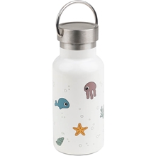 Sea Friends Beige - Done by Deer Thermo Metal Bottle