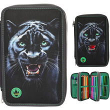 Adventure World Trippelpennfodral m. LED PANTHER