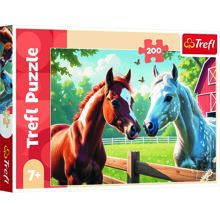 Pussel 200 Bitar Trefl Horses In The Clearing