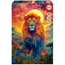 Educa Pussel 500 Bitar Majestic Lion Stare