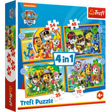 Pussel 4-i-1 Trefl Paw Patrol