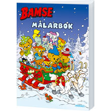 Målarbok Bamse Jul på Kullarna