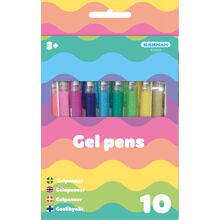 Gelpennor 10-pack