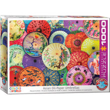 Pussel 1000 Bitar Asian Umbrellas (Smart Cut)