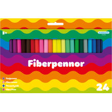 Fiberpennor 24-Pack