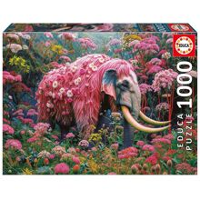 Educa Pussel 1000 Bitar Floral Elephant