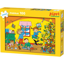 Pussel 100 Bitar Kärnan Pippi Julpussel