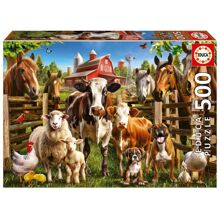 Educa Pussel 500 Bitar Farmyard Buddies